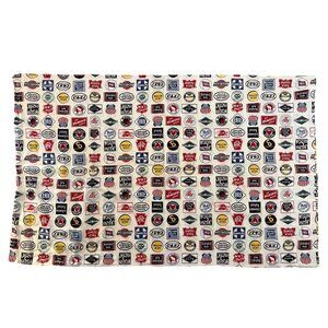 Vintage Train Railroad Themed Logo Pillowcase Cotton 30" x 19" Bedding